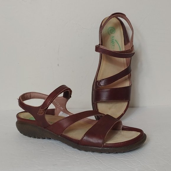 Naot | Shoes | Naot Like New Brown Strap Leather Comfort Sandals | Poshmark